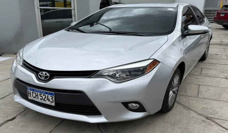 TOYOTA COROLLA 2015 GASOLINA SILVER METALICO lleno