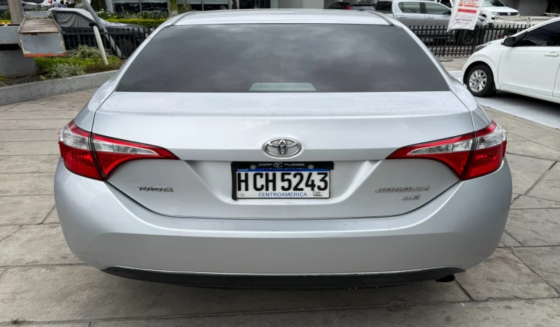 TOYOTA COROLLA 2015 GASOLINA SILVER METALICO lleno