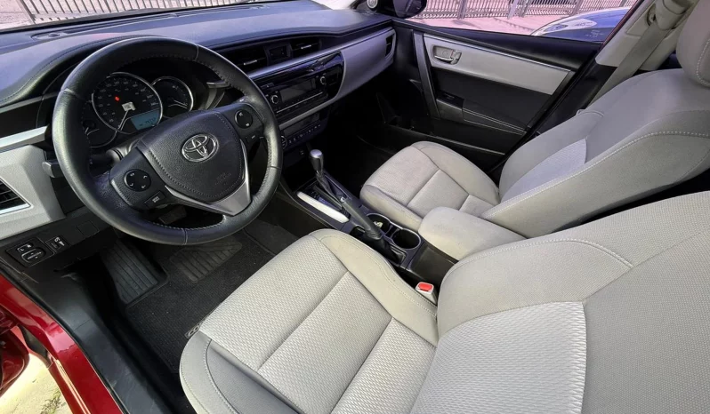 TOYOTA COROLLA 2015 GASOLINA ROJO lleno